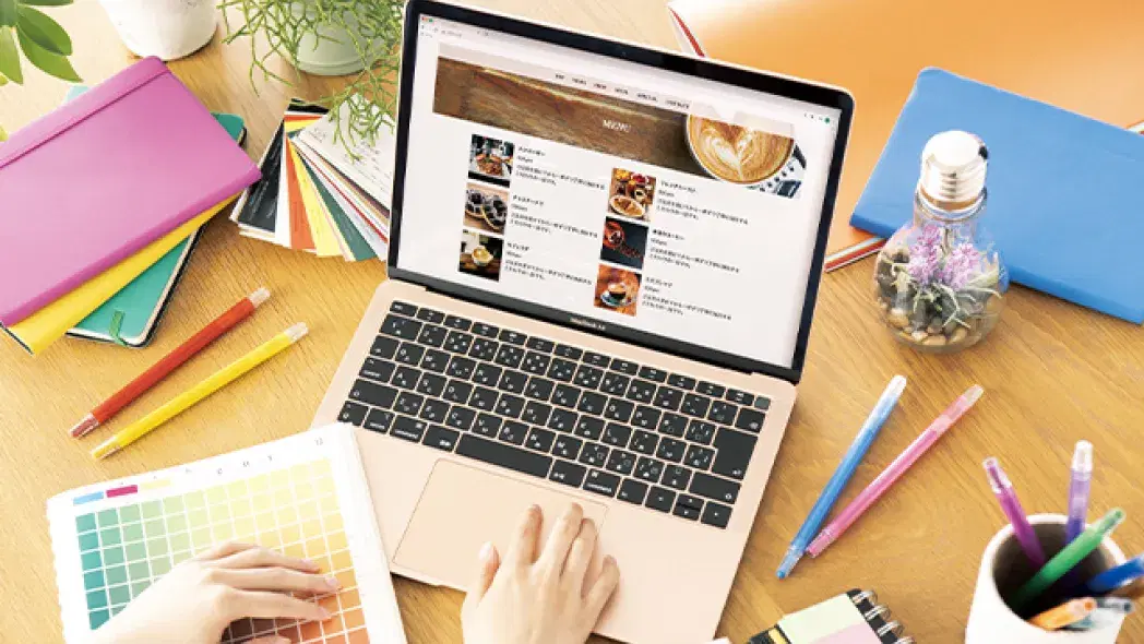 Webデザインの授業の様子