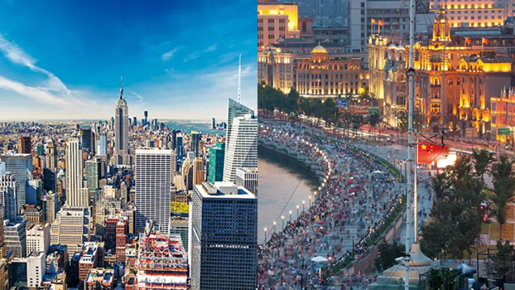 語学（英語・中国語）の授業の様子