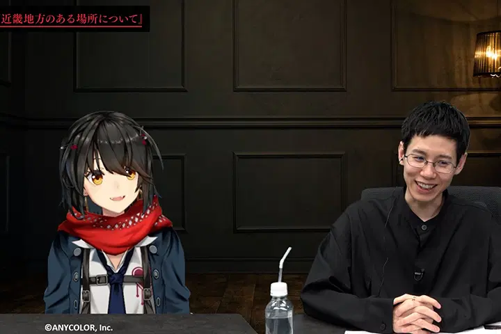 【講師】背筋と【司会】ましろ爻の授業の様子