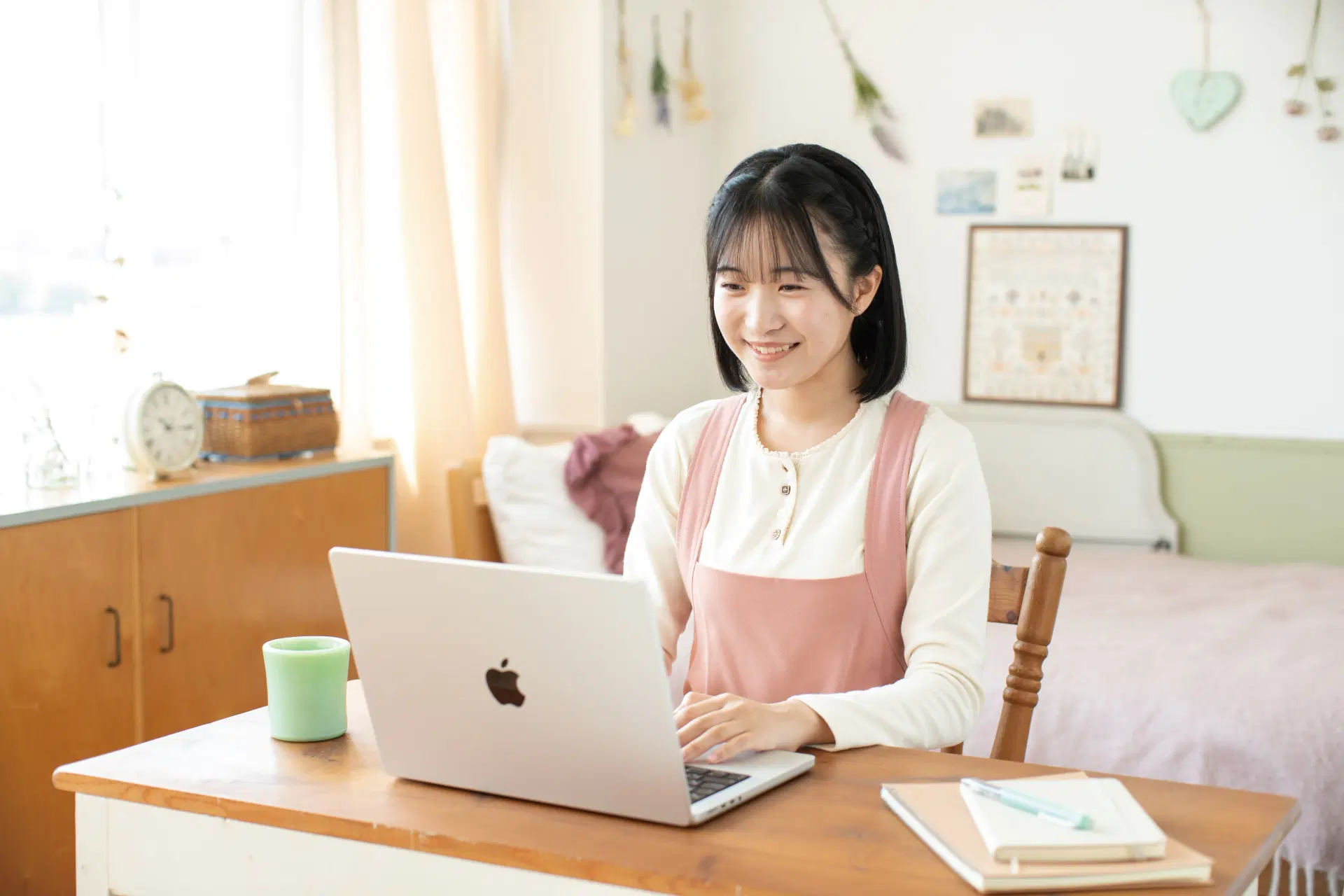 勉強している姿