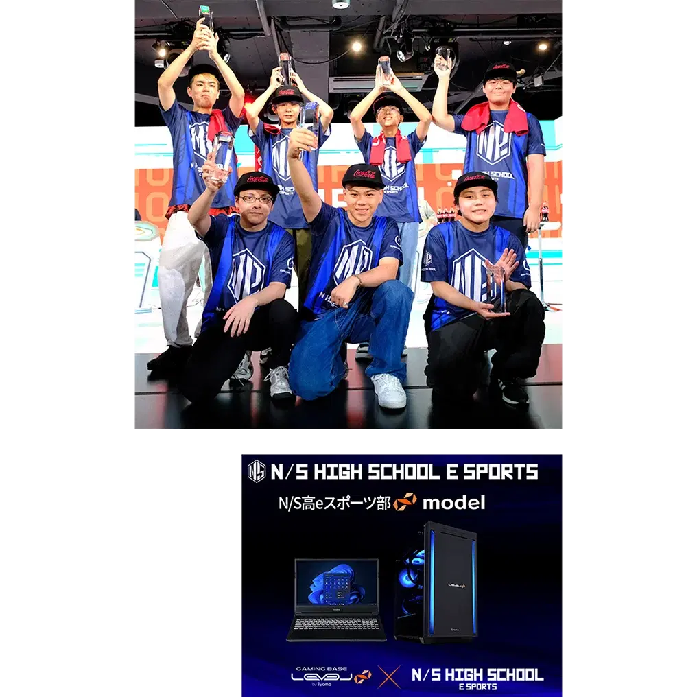 上部は教室でノートパソコンを使い、プログラミングや学習に取り組む様子、下部は教室でオンライン授業の様子を撮影した画像