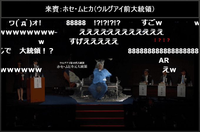 【平成29年度入学式】特別来賓　ホセ・ムヒカ ウルグアイ前大統領による祝辞のサムネイル