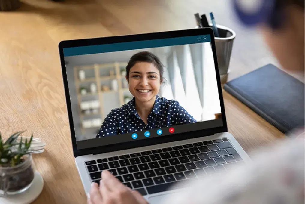 バーチャル留学の様子