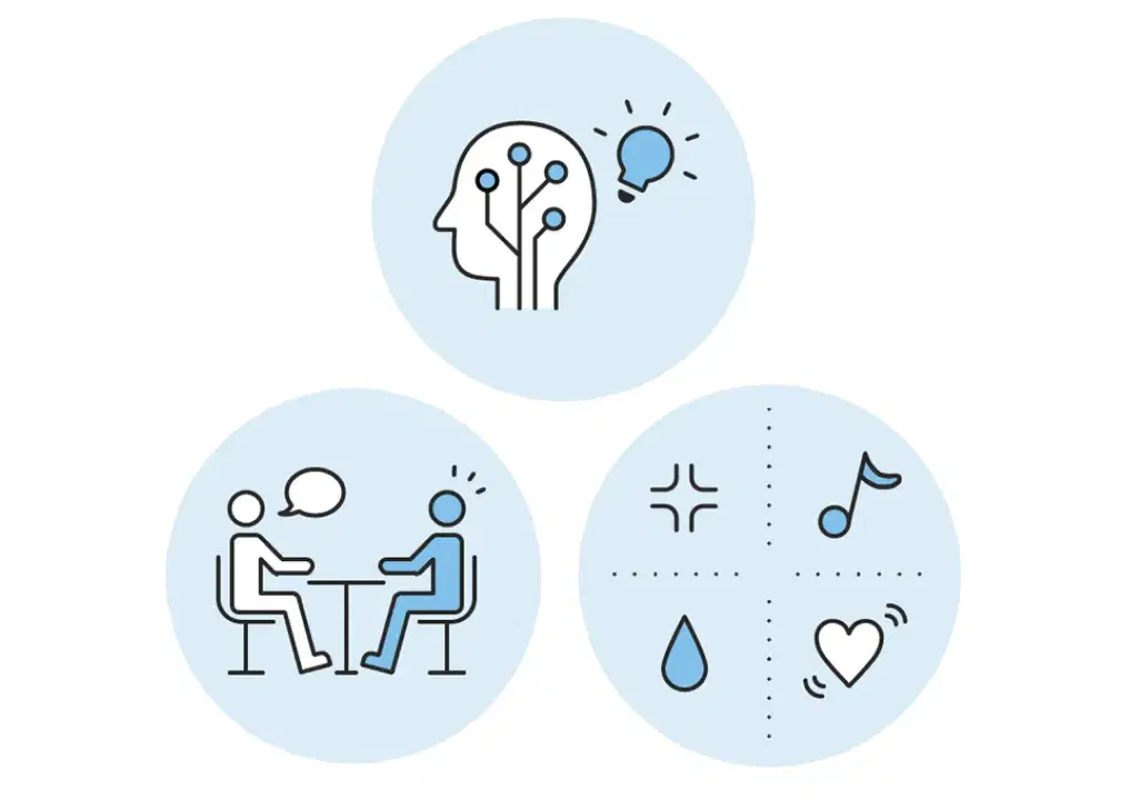 教養・思考力・実践力のイラスト