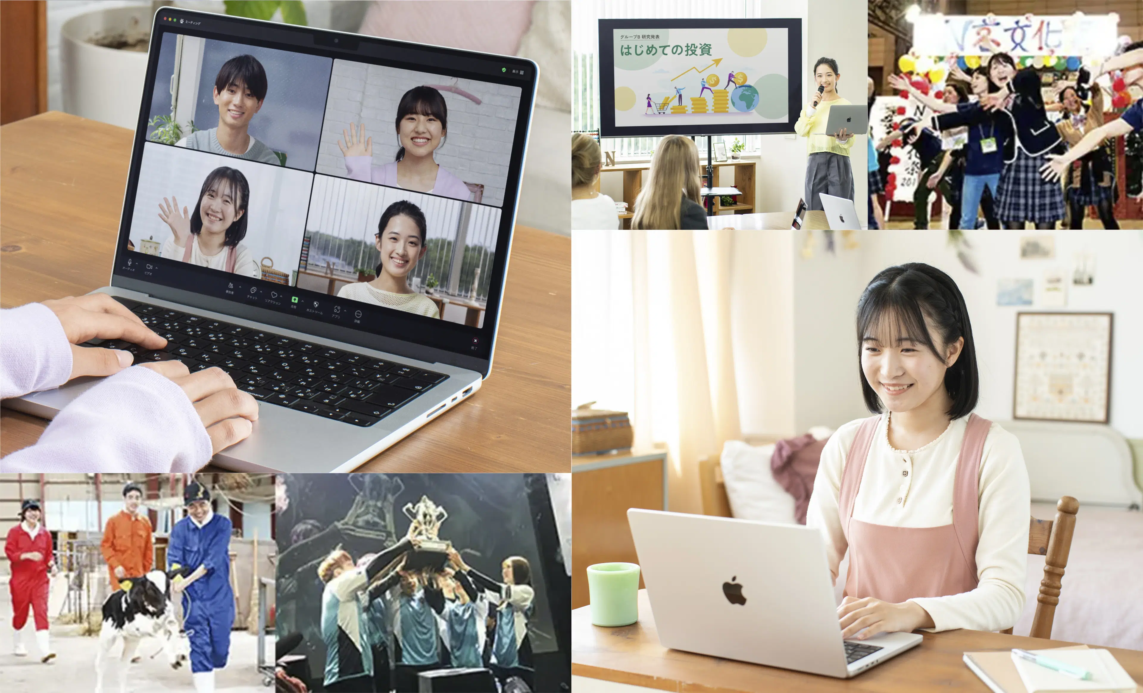 N高文化祭や授業の様子