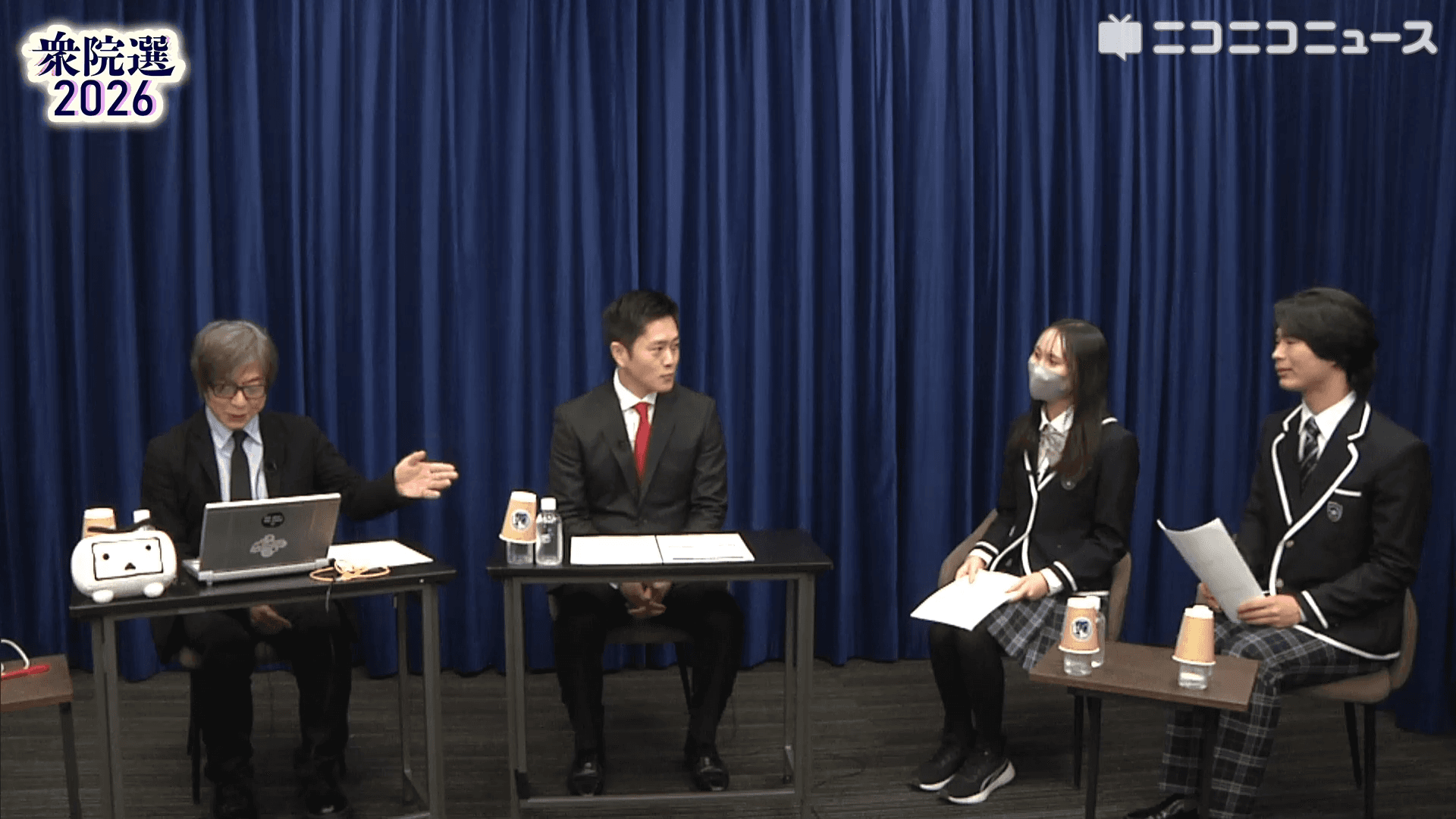 【衆院選】N高政治部の高校生が党首インタビューに参加<br>日本維新の会 吉村洋文代表に質問