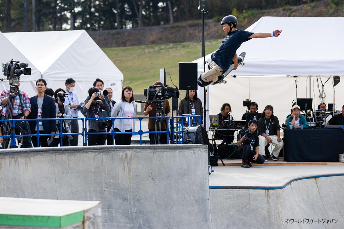 天野太陽さんが「第6回マイナビ日本スケートボード選手権大会」で準優勝