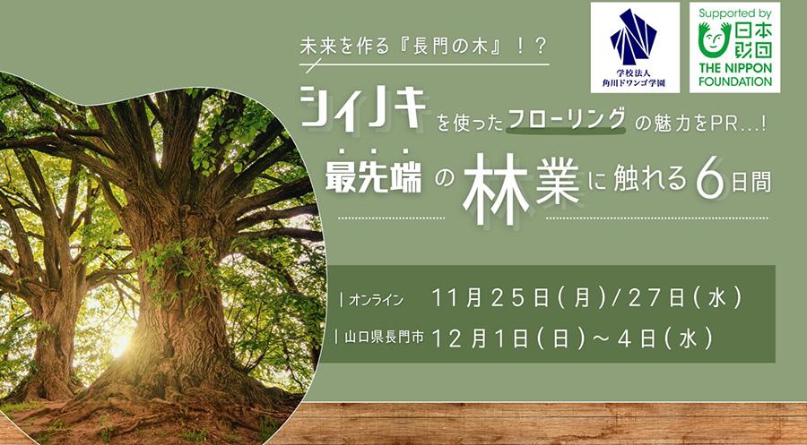【体験学習レポート】森と共に暮らす未来のための取り組みを提案。<br>山口県長門市で、五感で学ぶ林業体験!