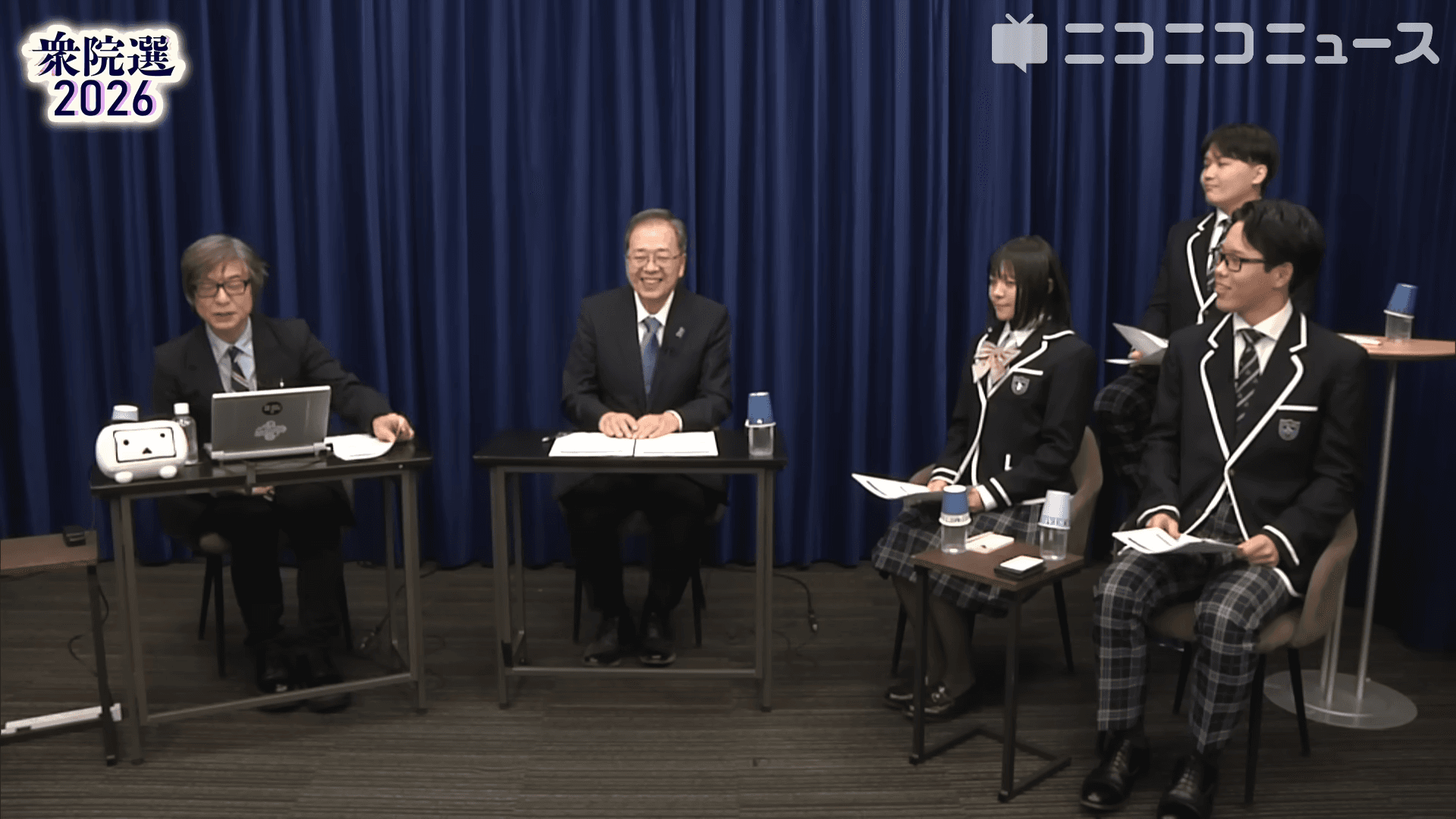 【衆院選】N高政治部の高校生が党首インタビューに参加<br>中道改革連合 斉藤鉄夫共同代表に質問