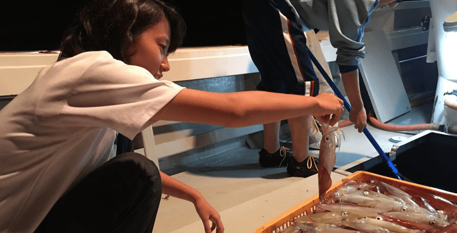イカ釣り漁業体験2019