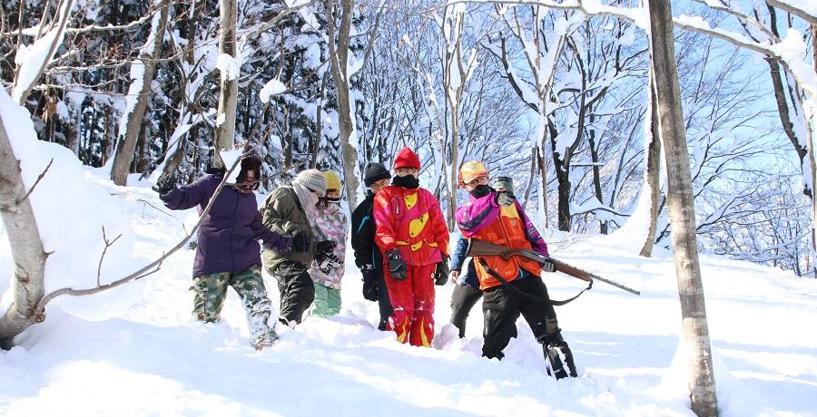 狩猟マタギと学ぶ雪合宿 in 山形
