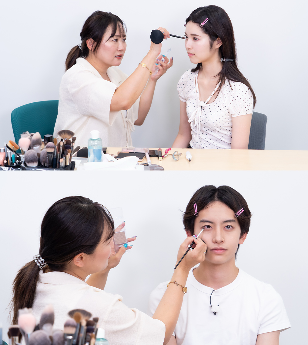 ヘアメイク | N高等学校・S高等学校・R高等学校