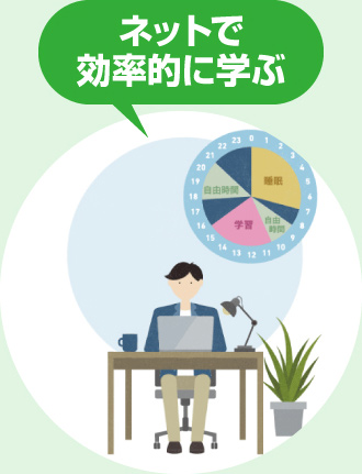 ネットで効率的に学ぶ