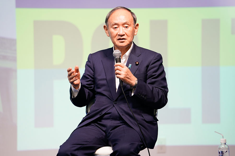 政治部】菅義偉前総理がN/S高生の質問に語りかけた「信念」 | N