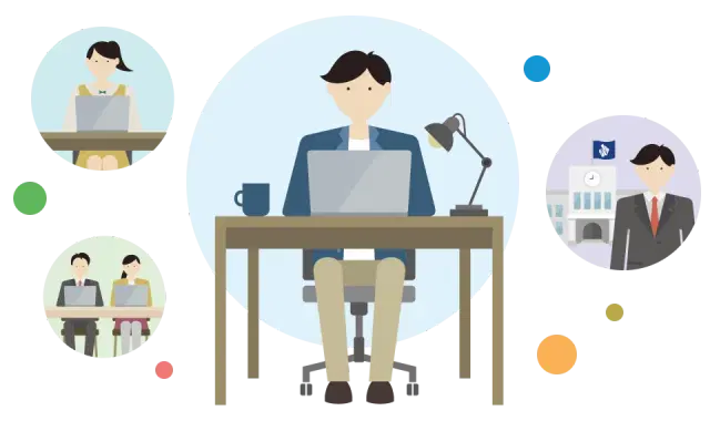 コースのイラスト